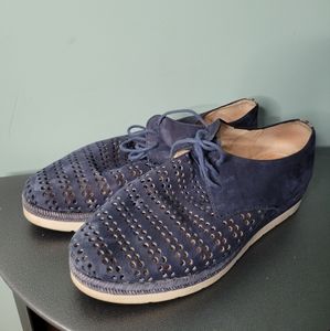 Hispanitas Blue Perforated Sneakers Size 41